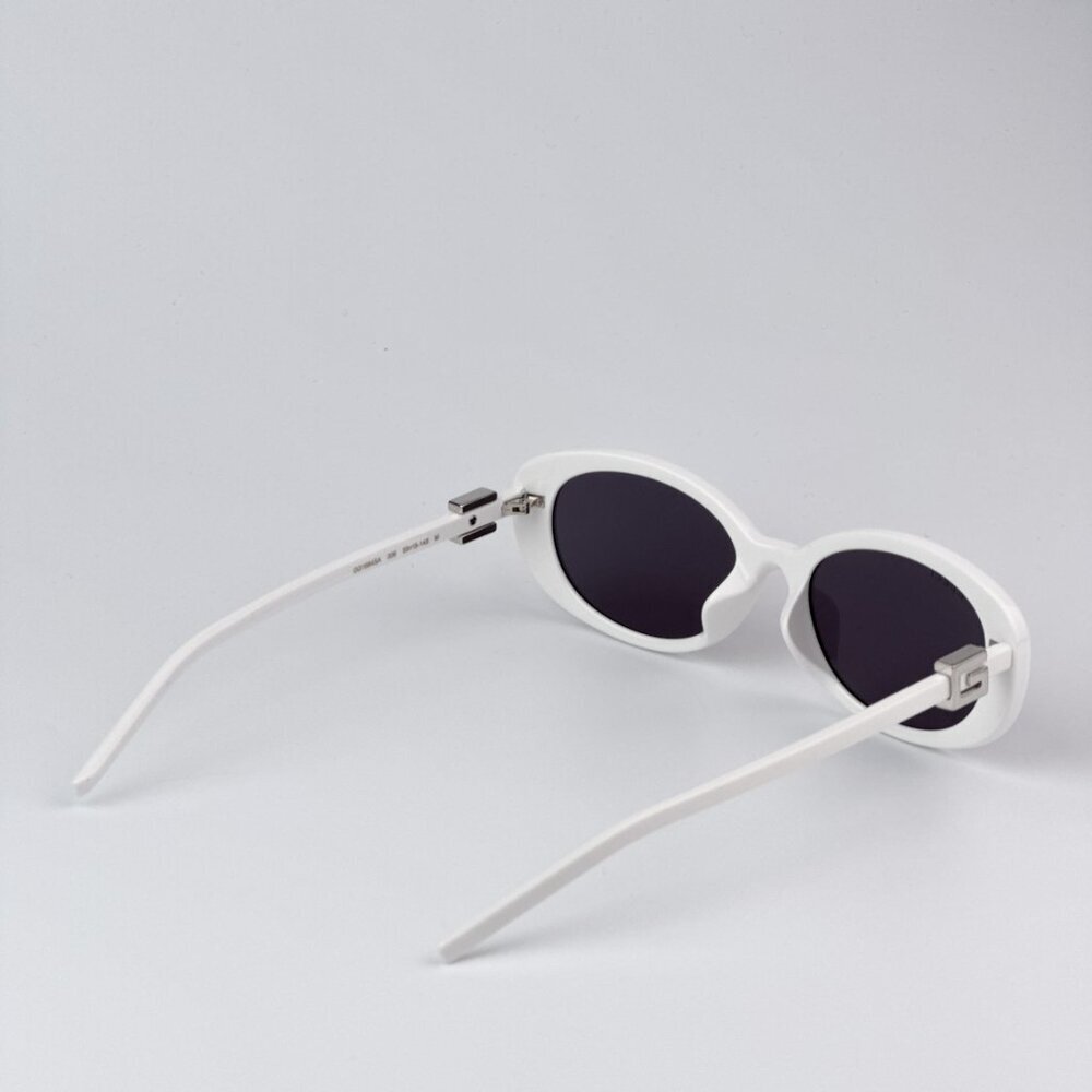 Gucci GG1684SA 006 BRAND NEW Sunglasses White Grey Unisex Oval - Picture 3 of 9